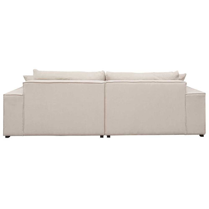 Midtown 4 Seater Sofa - Natural Linen - - Eleganté