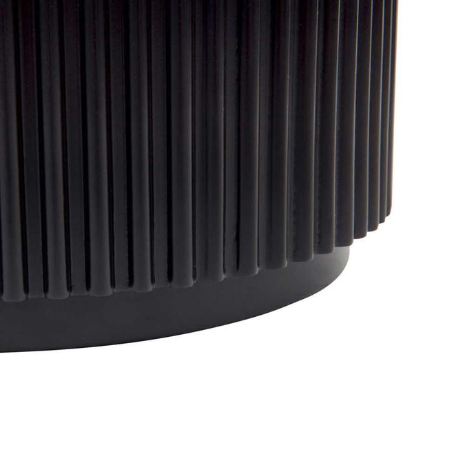 Nomad Round Side Table - Black - - Eleganté