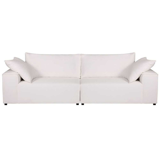 Midtown 4 Seater Sofa - White Linen