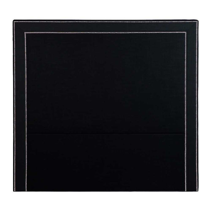 Manhattan Double Bedhead - Black Linen