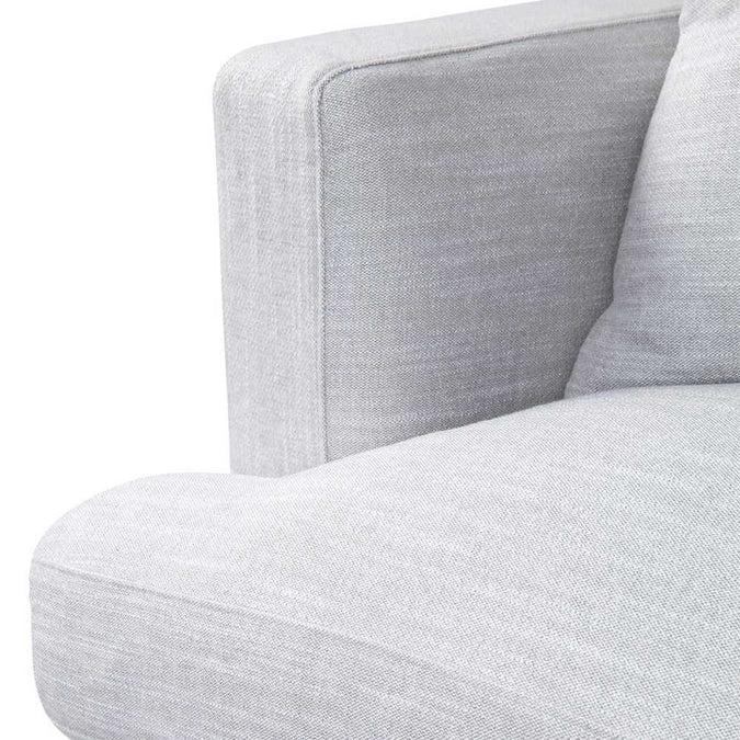 Birkshire 3 Seater Slip Cover Sofa - Grey Linen