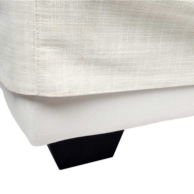 Birkshire 3 Seater Slip Cover Sofa - Off White Linen