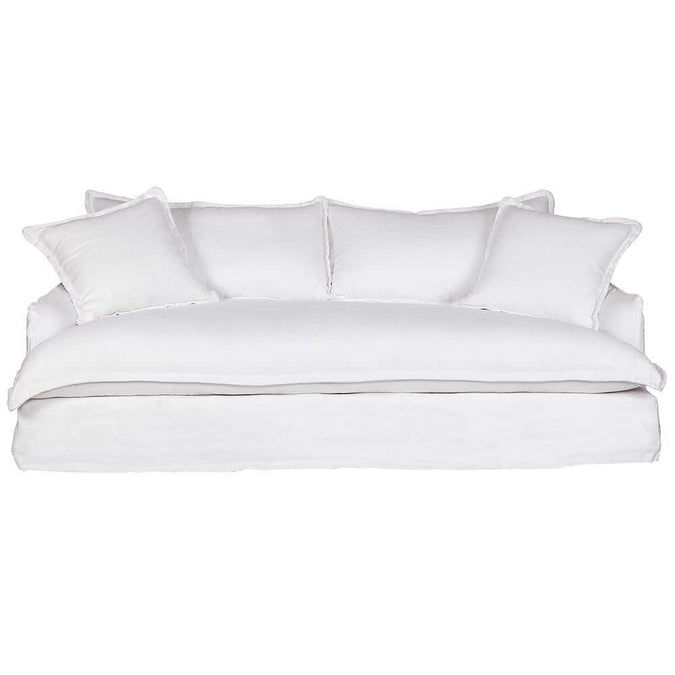 Belgian Upholstery Swatch - White - - Eleganté