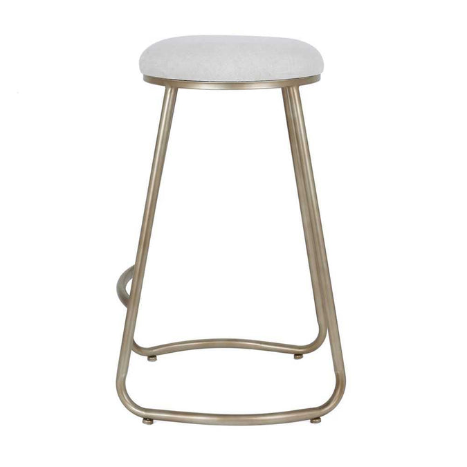 Annie Kitchen Stool - Natural Linen