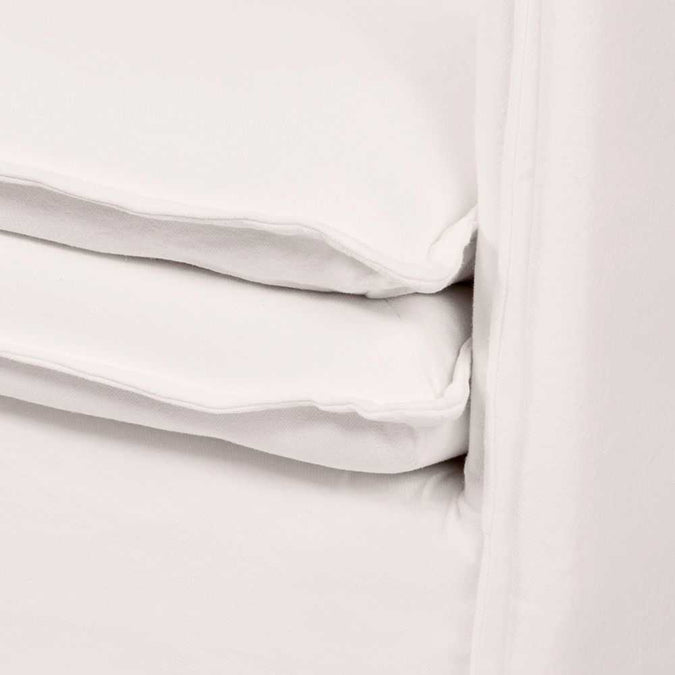 Palm Beach Slip Cover Arm Chair - White Linen