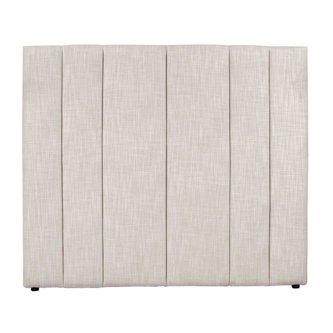 Soho Double Bedhead - Off White Linen - - Eleganté