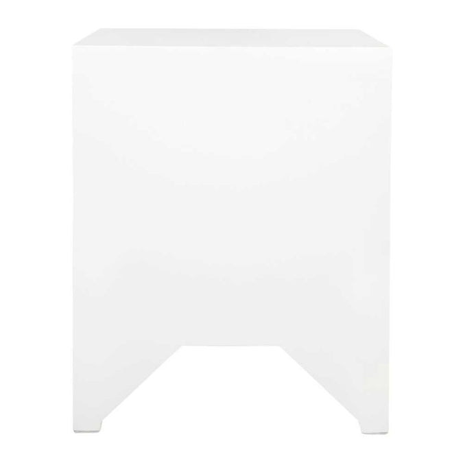 Ariana Bedside Table - Small White
