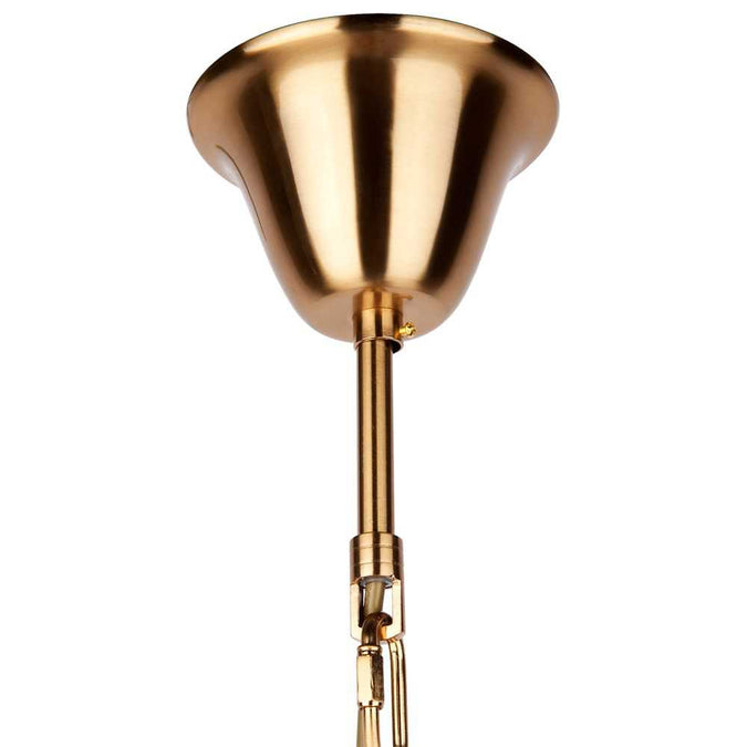 Zara Pendant - 3 Tier Brass