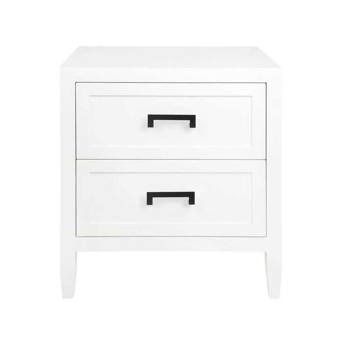 Soloman Bedside Table - Large White