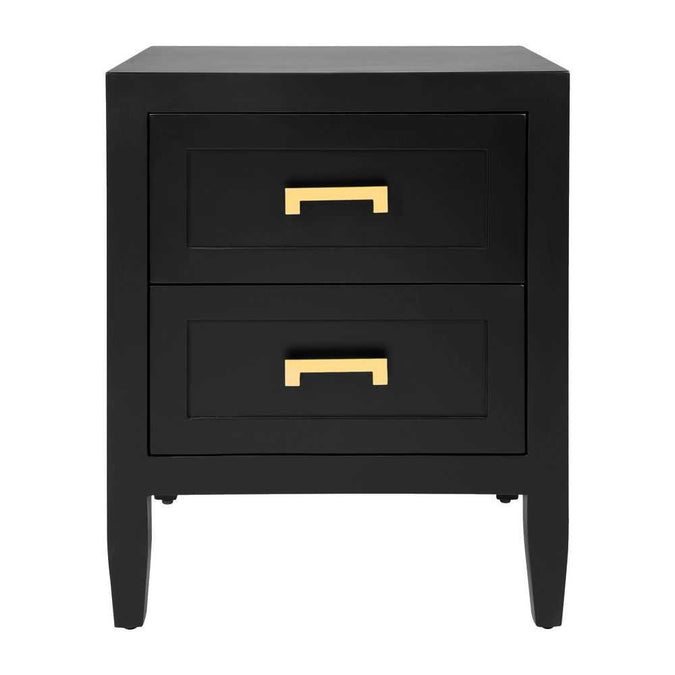 Soloman Bedside Table - Small Black