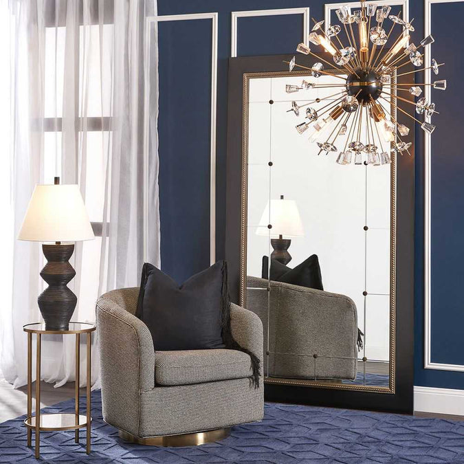 Columbo Floor Mirror - Black - OUTLET NSW