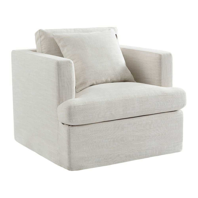 Dallas Upholstery Swatch - Off White Linen