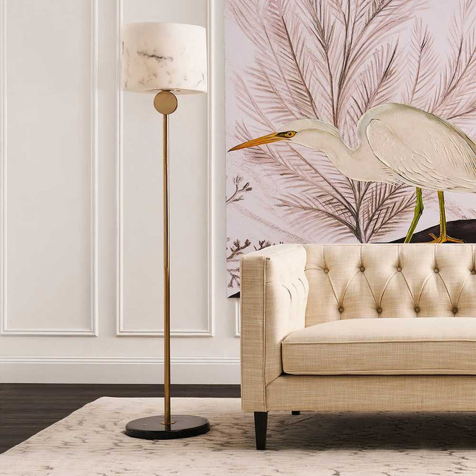 Saratoga Floor Lamp - Brass