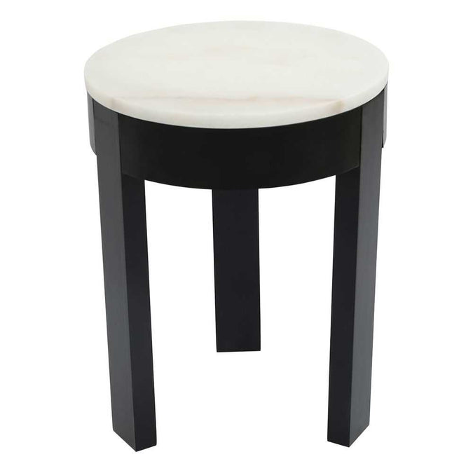 Oliver Marble Side Table - Small Black - - Eleganté
