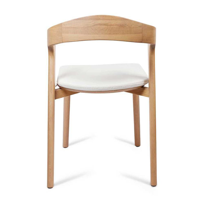 Seat Pad Set of 2 - White Linen - - Eleganté