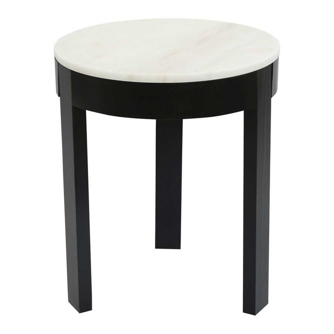 Oliver Marble Side Table - Large Black