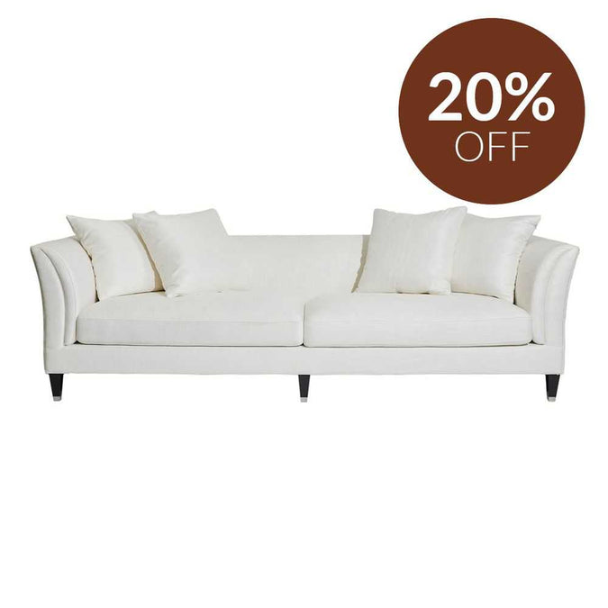 Tailor 3 Seater Sofa - Ivory Linen