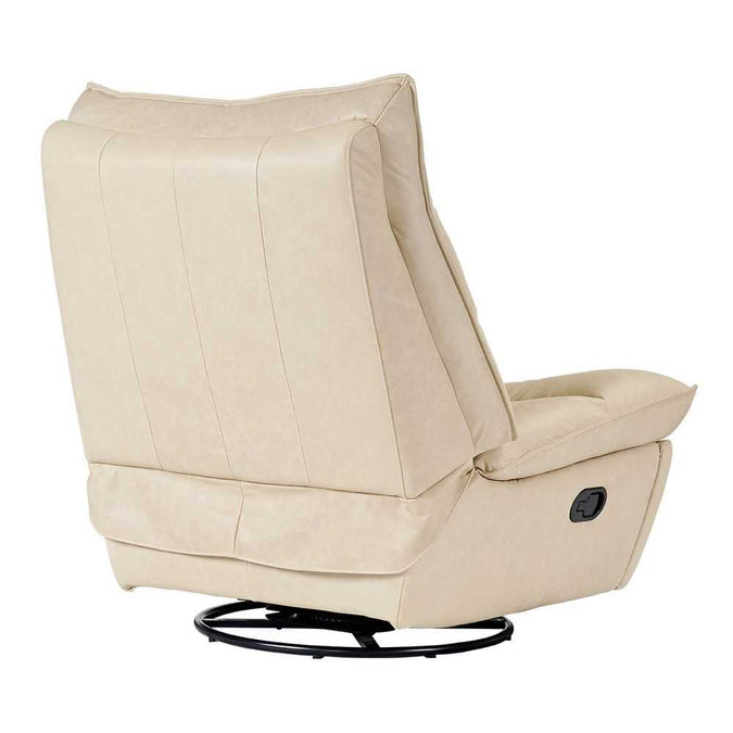 Lusitano Recliner Chair - Cappuccino Cream Leather