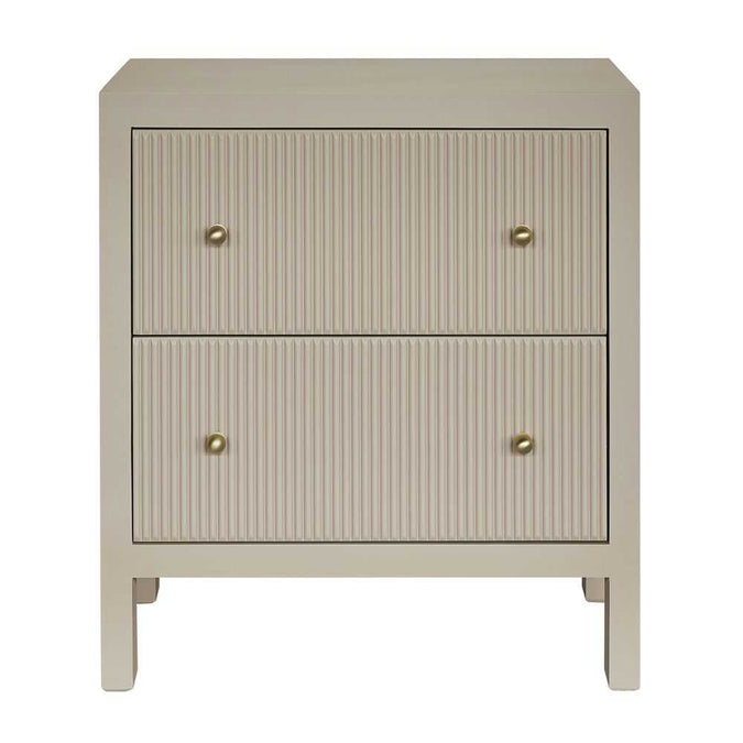 Ariana Bedside Table - Large Beige