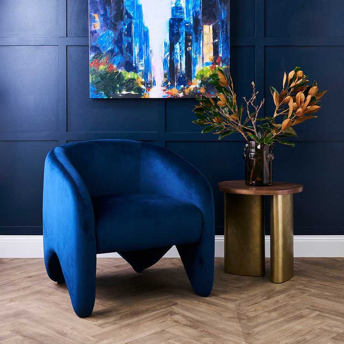 Audrey Large Side Table - Walnut