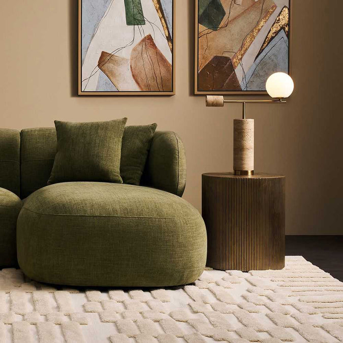 Zamora Travertine Table Lamp