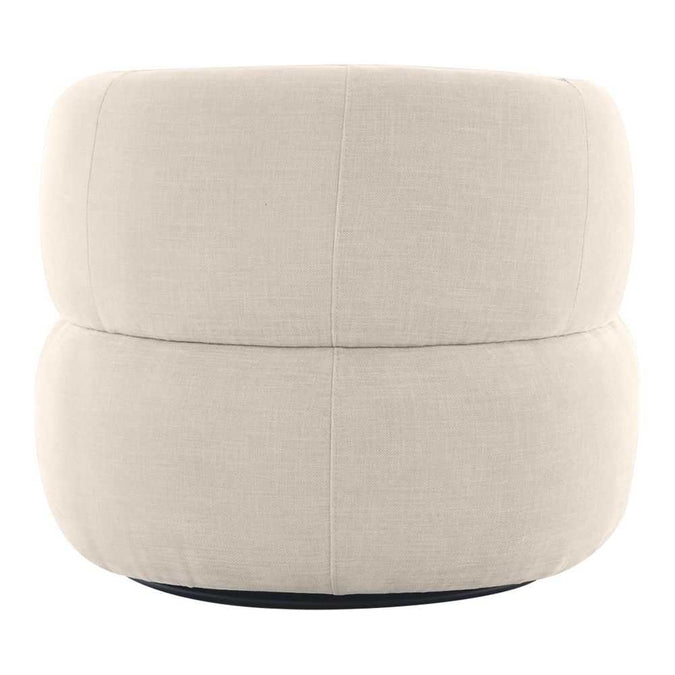 Greenwich Swivel Occasional Chair - Natural Chenille - - Eleganté