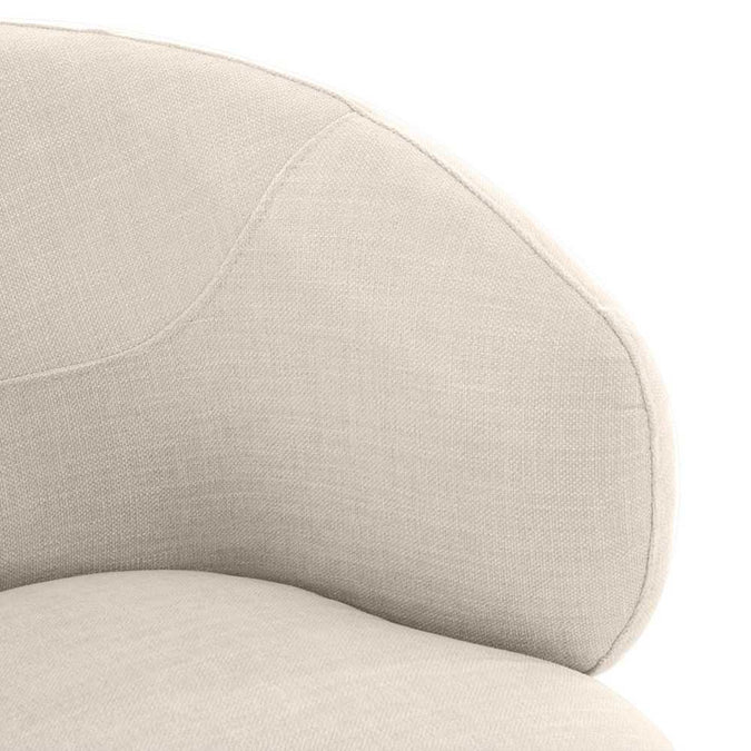 Greenwich Swivel Occasional Chair - Natural Chenille - - Eleganté