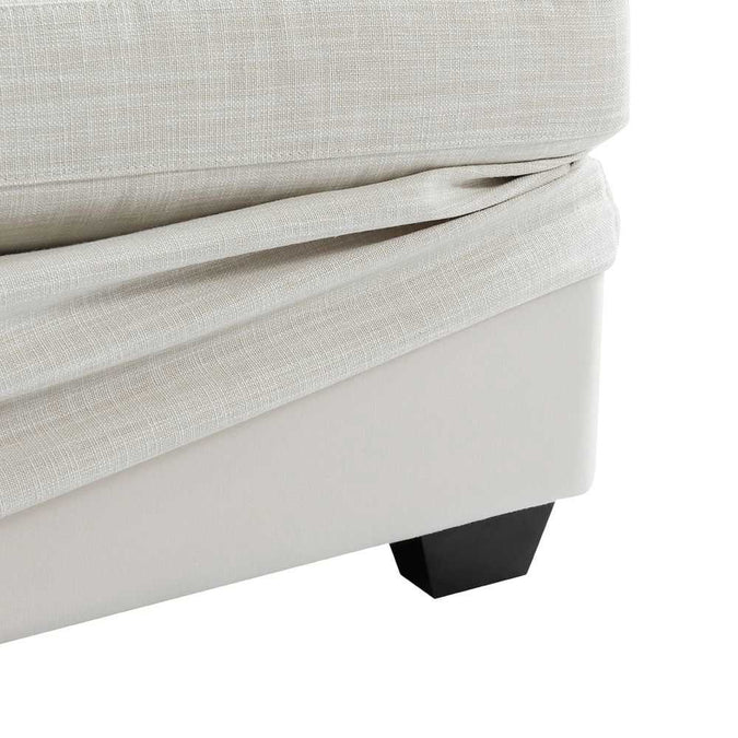 Birkshire 2 Seater Slip Cover Sofa - Off White Linen - - Eleganté