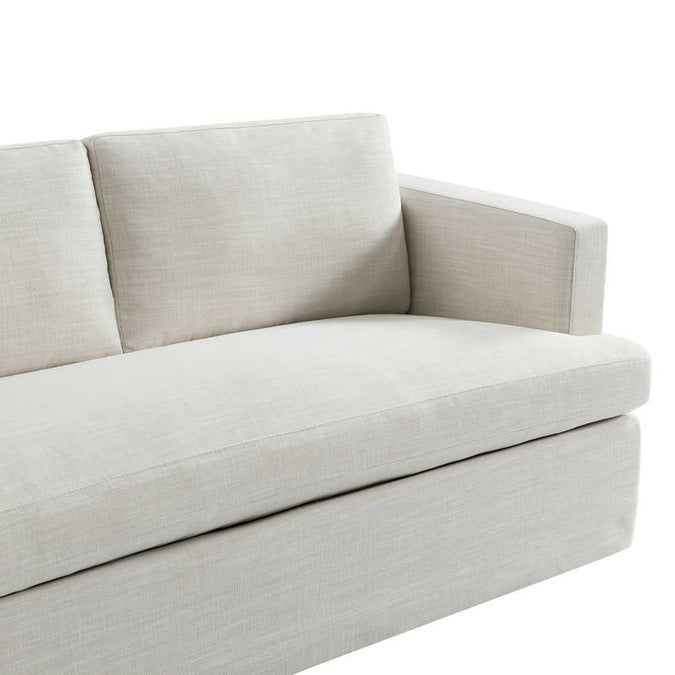 Birkshire 2 Seater Slip Cover Sofa - Off White Linen - - Eleganté