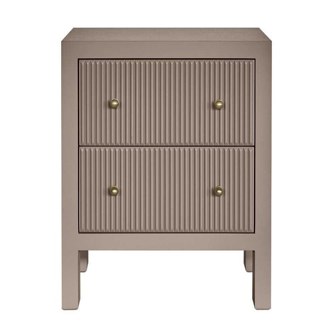 Ariana Bedside Table - Small Taupe - - Eleganté