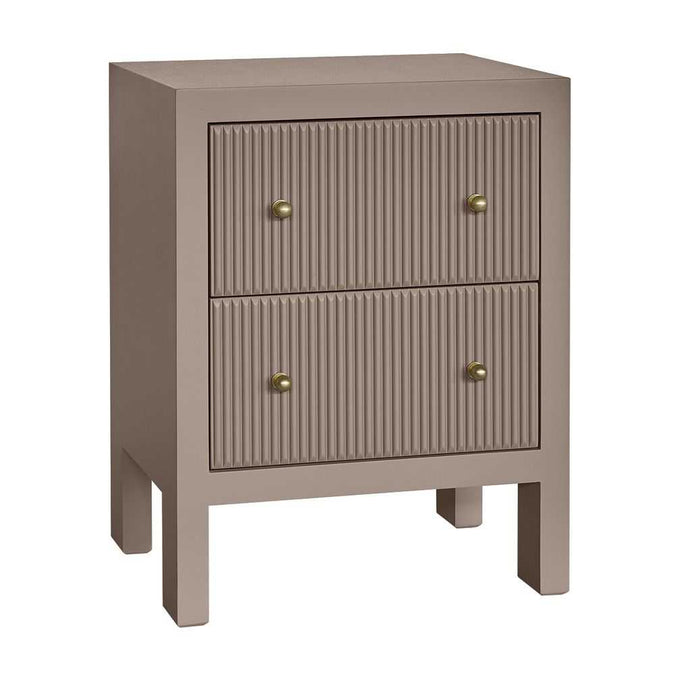 Ariana Bedside Table - Small Taupe - - Eleganté
