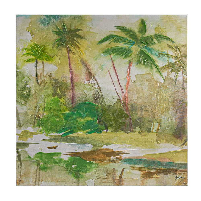 Calm Oasis Series I Enhanced Canvas Print - - Eleganté