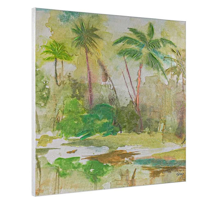 Calm Oasis Series I Enhanced Canvas Print - - Eleganté