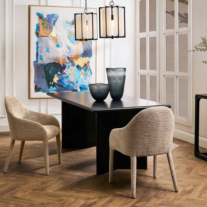 Eloise Vase - Medium Charcoal - - Eleganté