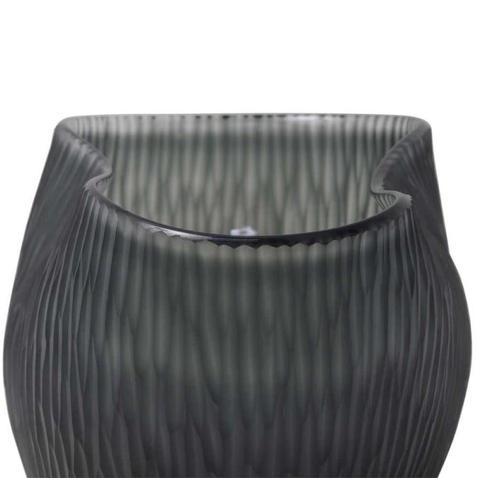 Eloise Vase - Medium Charcoal - - Eleganté