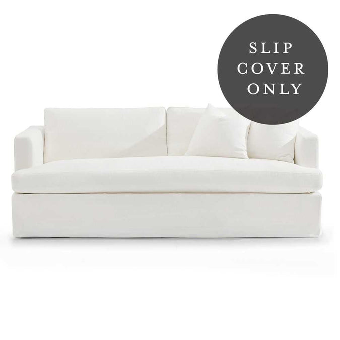 Birkshire 3 Seater Sofa SLIP COVER ONLY - White Linen - - Eleganté