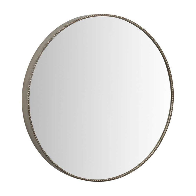 Vera Round Mirror - Antique Silver - - Eleganté