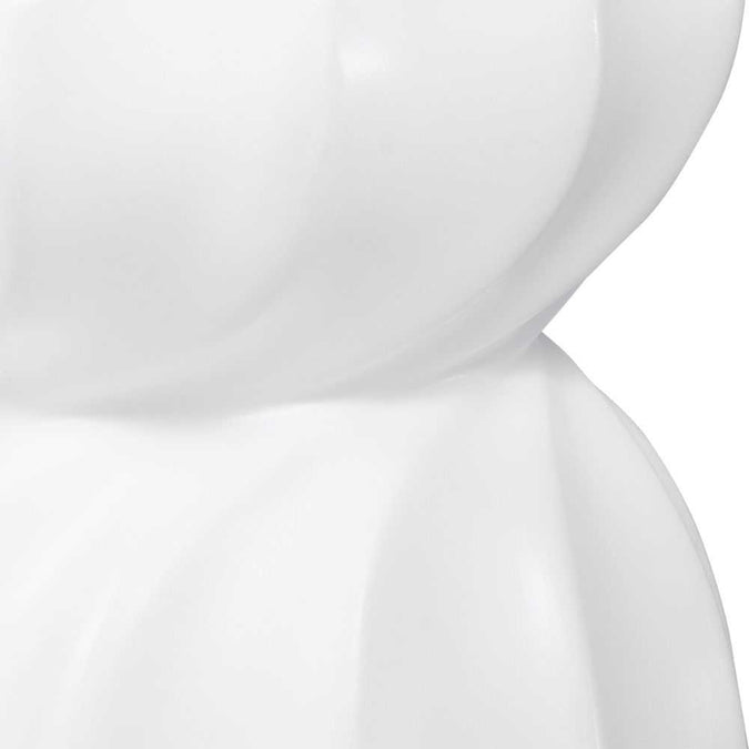 Swirl Concrete Stool - White - - Eleganté