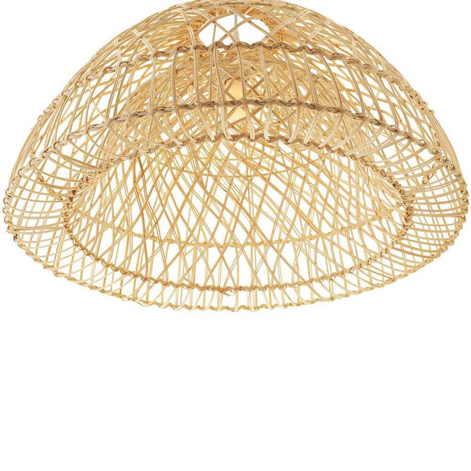 Longport Rattan Pendant - Dome - - Eleganté