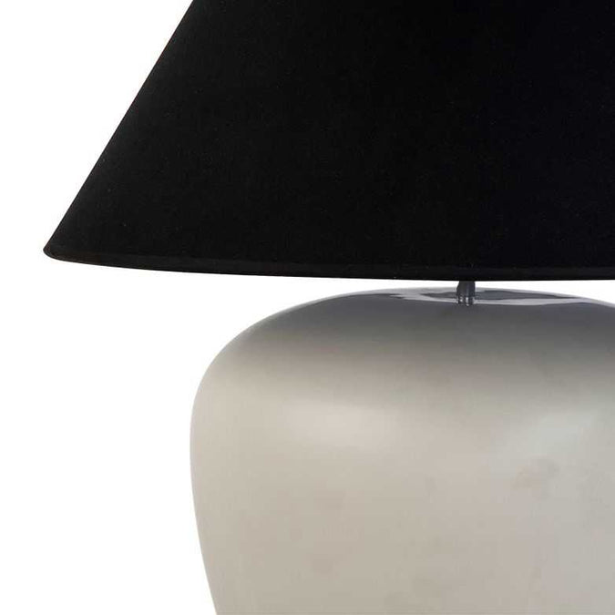 Picasso Table Lamp - Natural w Black Shade - - Eleganté