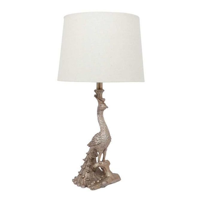 Peacock Table Lamp - - Eleganté