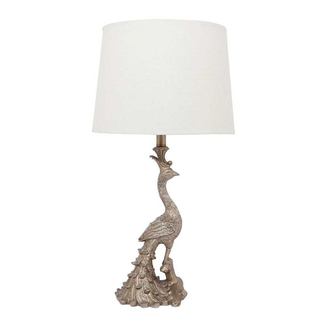 Peacock Table Lamp - - Eleganté