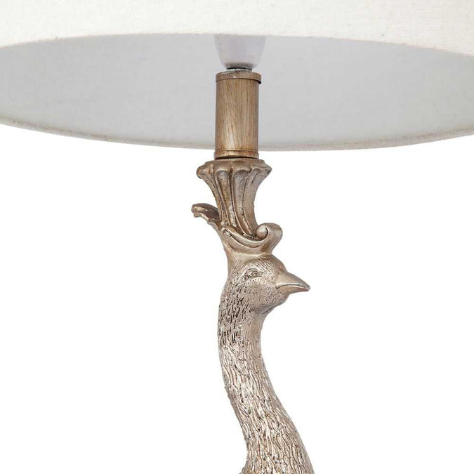 Peacock Table Lamp - - Eleganté