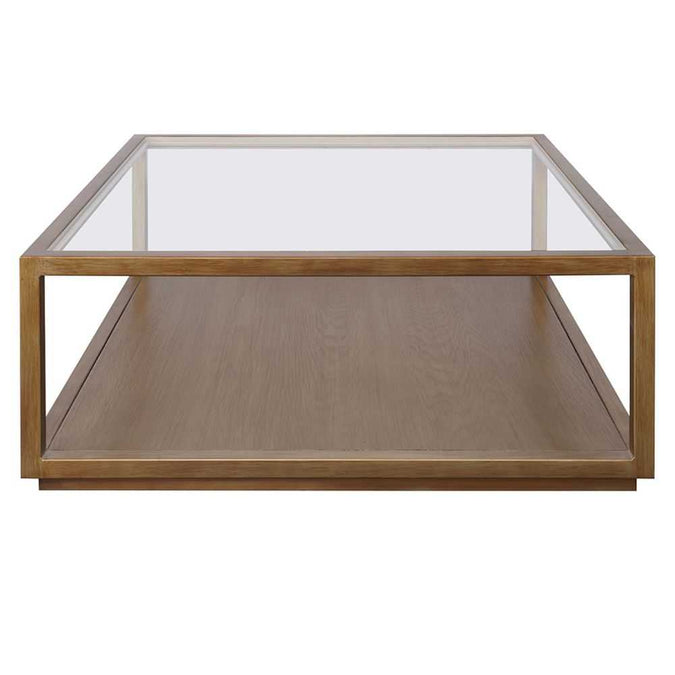 Sadie Square Coffee Table - Antique Gold