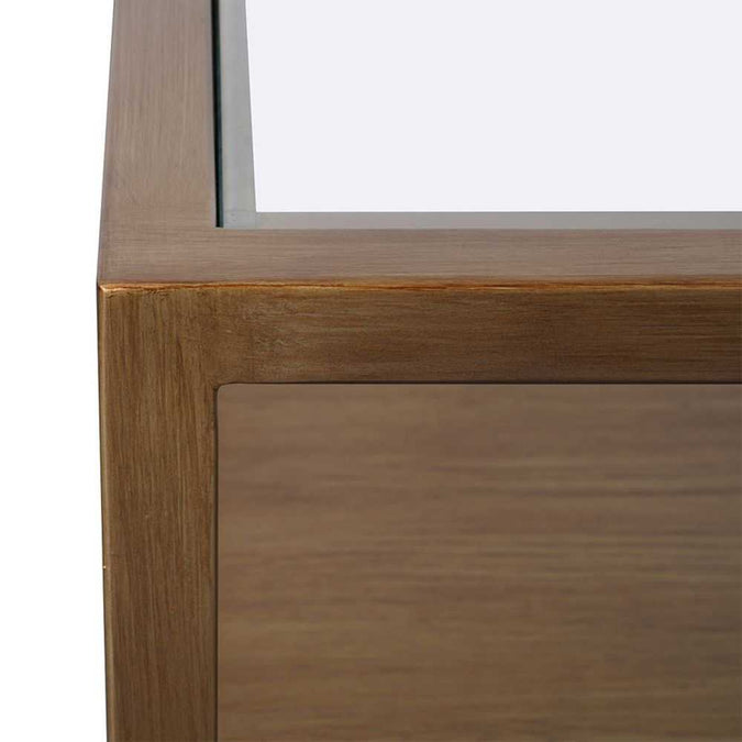 Sadie Square Coffee Table - Antique Gold