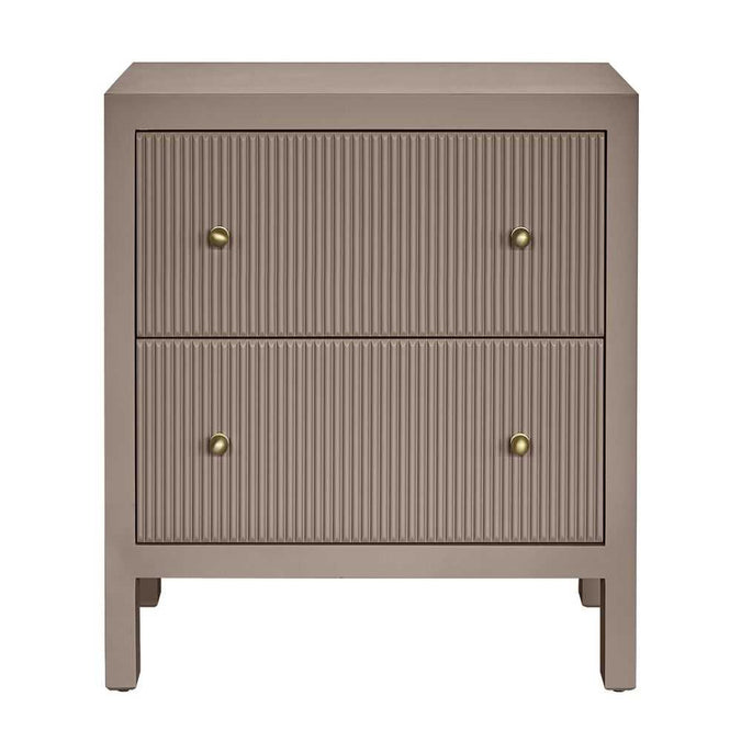 Ariana Bedside Table - Large Taupe