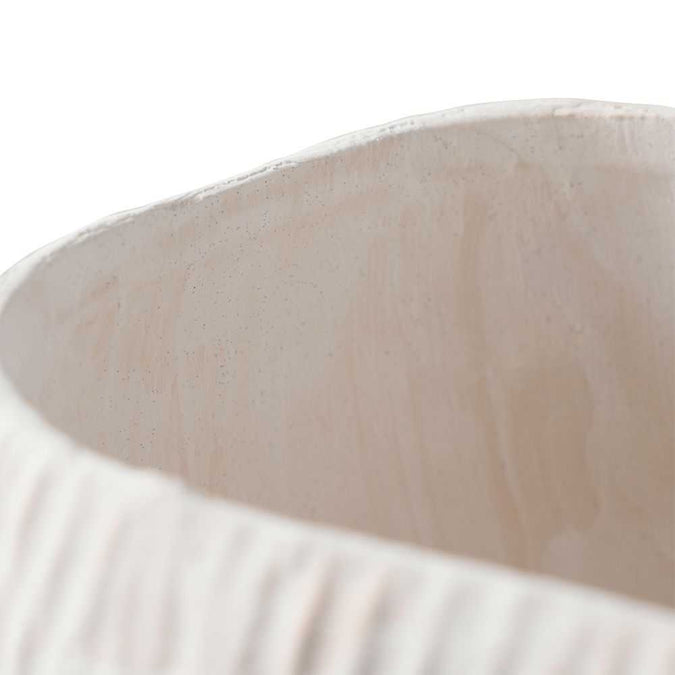Maeve Porcelain Decorative Vase - Large White