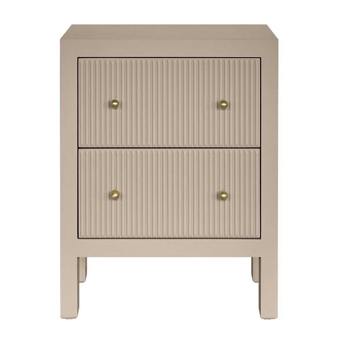 Ariana Bedside Table - Small Beige - - Eleganté