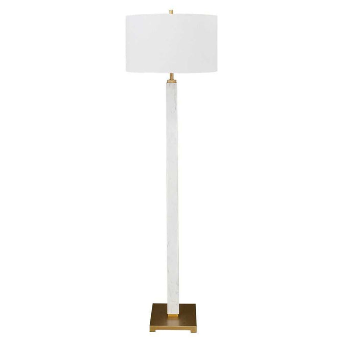 Essex Marble Floor Lamp - - Eleganté