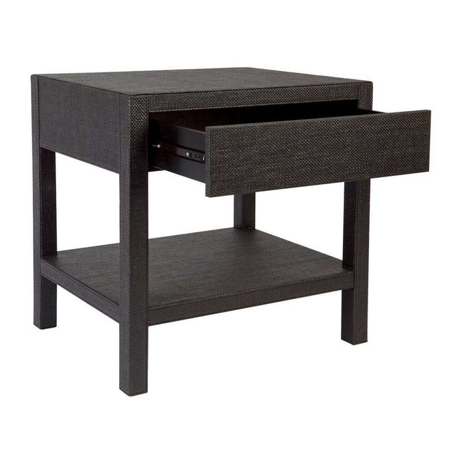 Chiswick Bedside Table - Black - - Eleganté